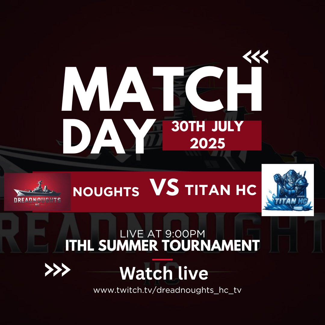 It’s another dreadnoughts <a href="/IceTiltHL/">ITHL</a> game dayyyyyyy!!!!