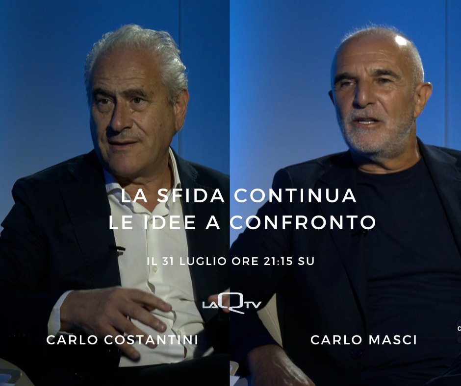 📺 Domani, giovedì 31 luglio, ore 21:15 su LaQtv (canale 12), va in onda "Le idee a confronto - Costantini-Masci: la sfida continua"! 🔥 Il consigliere di opposizione e il sindaco si sfidano su ricorsi al Tar e al Consiglio di Stato. #Pescara #CostantiniMasci #LaQtv #elezioni