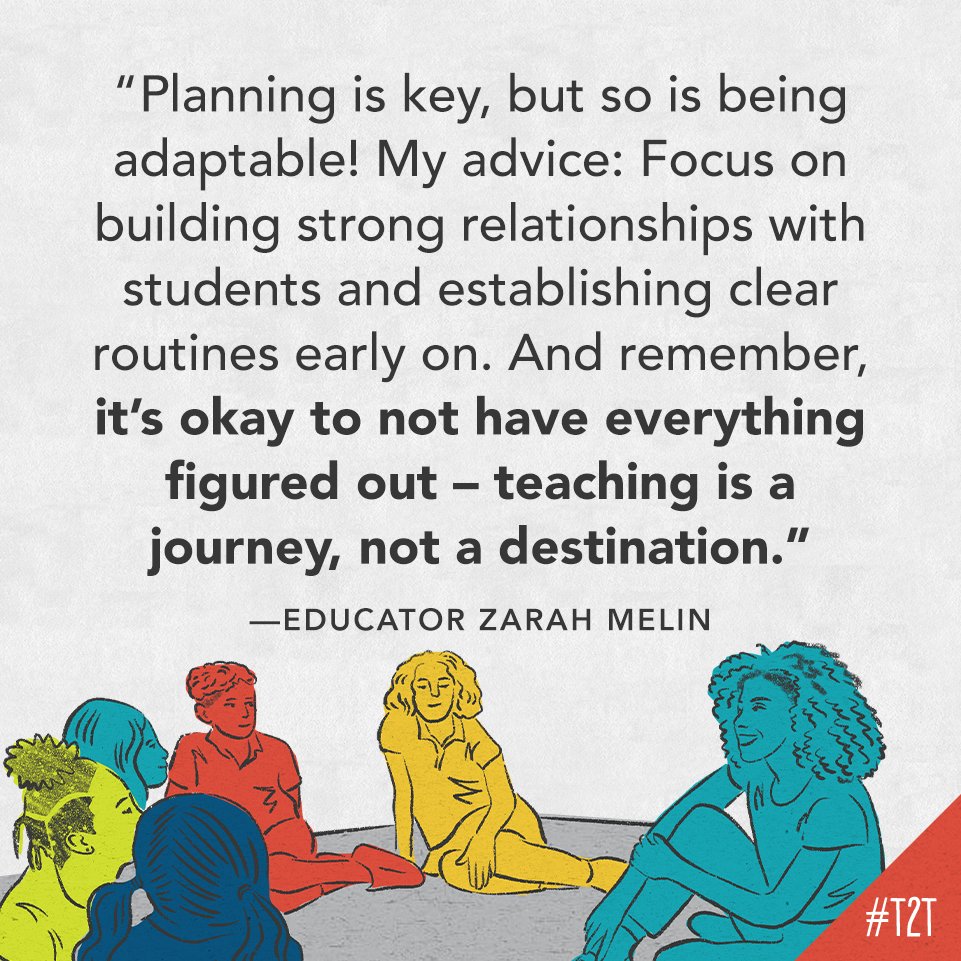 teacher2teacher's tweet image. Planning is key ... but so is pivoting when things don't go according to plan, says educator Zarah Melin (edulixir on Instagram):