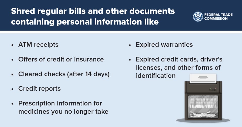 Protect your identity like a pro. Know the difference between which documents to keep &amp; lock up and which to shred &amp; delete. Don’t let sensitive info fall into the wrong hands. ow.ly/l5eb50WfNKR