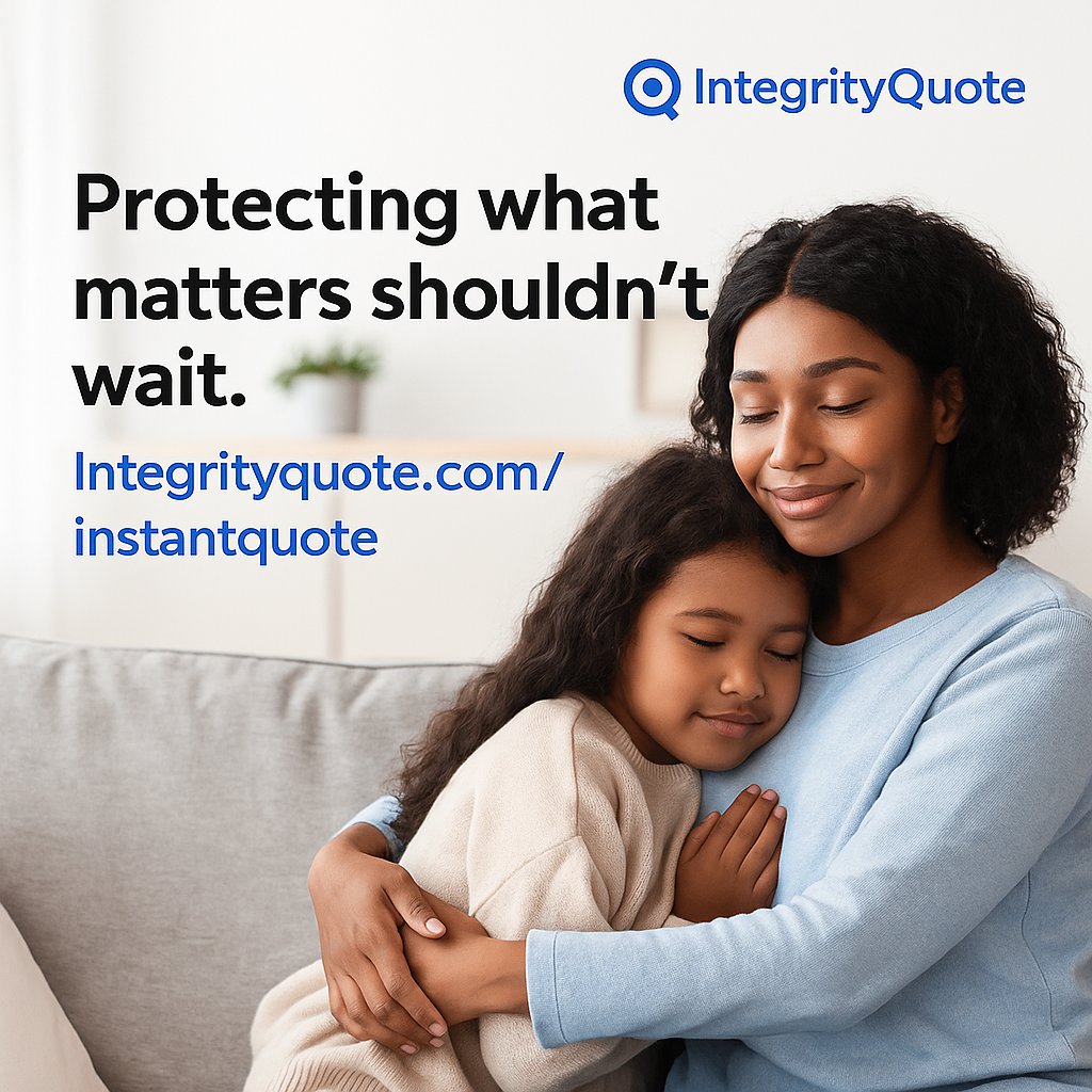 QuoteIntegrity's tweet image. Simple. Secure. Stress-free.
Find the right life insurance in minutes — all in one place.

Integrityquote.com/instantquote
#IntegrityQuote #LifeInsuranceSimplified #QuoteCompareSave #SecureYourFuture