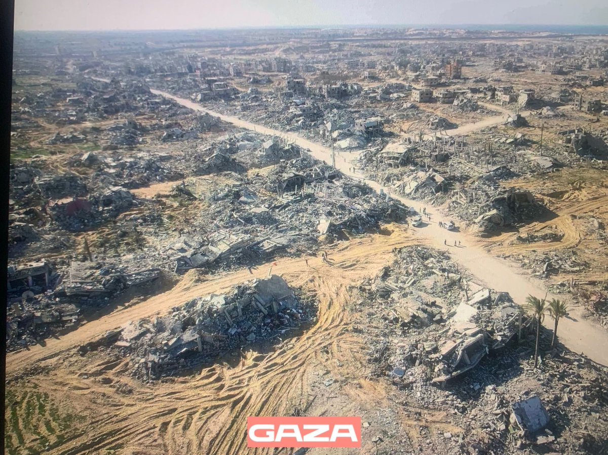 In 1944, Nazis leveled Warsaw — block by block — after crushing the uprising.
In 2025, Israel is leveling Gaza — street by street — after crushing its people.
Different flags. Same playbook. Same crime.