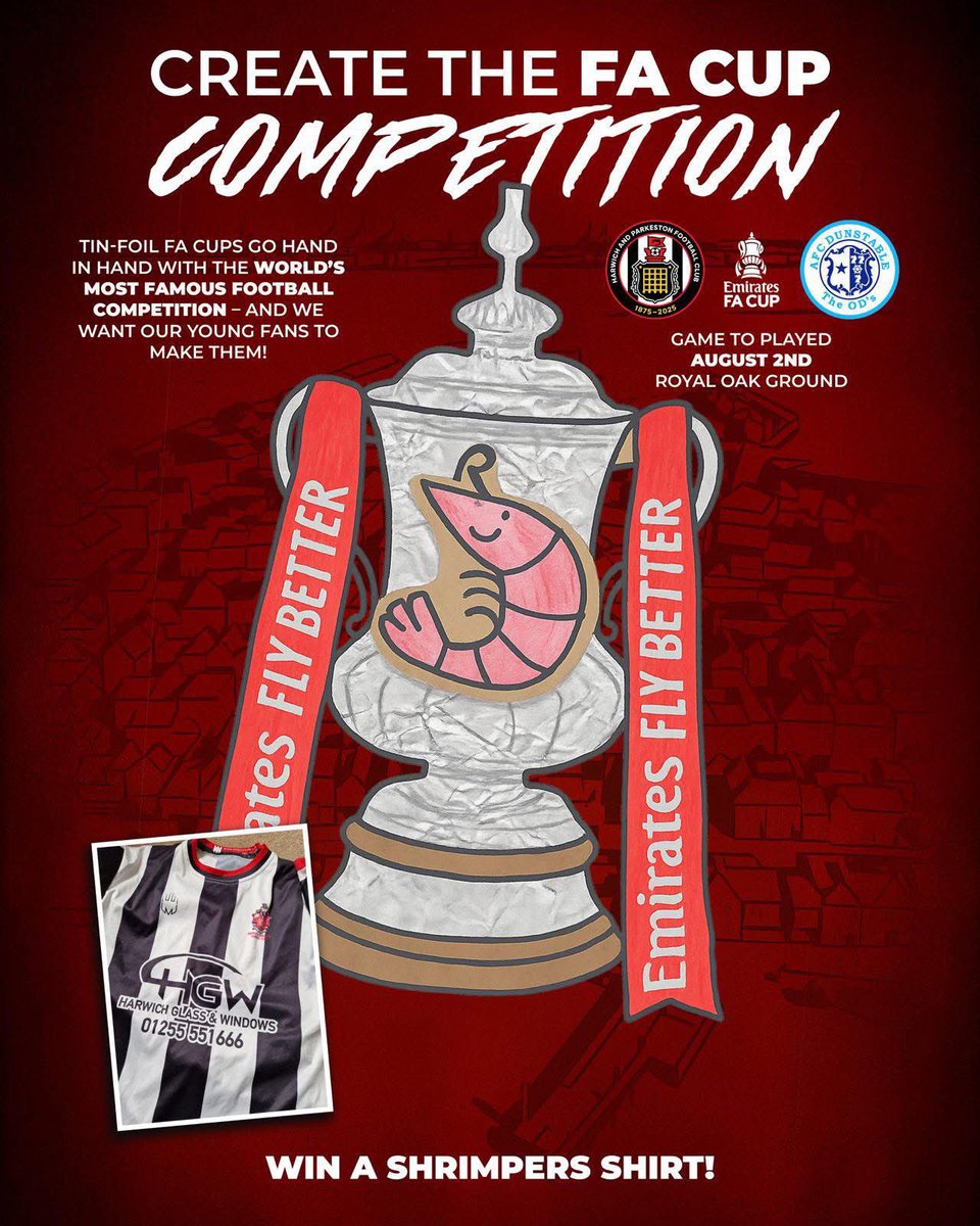 #FACup fever is building here at the Royal Oak, and we want our young fans to join the party! 

Tomorrow we have the actual trophy visiting the R Gwinnell &amp; Sons Royal Oak 🏆 &amp; Saturday we have our 1st FA Cup game in 6 years!!