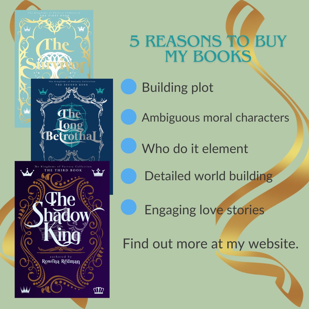 Rowena Redman (@rowenaredman) on Twitter photo Kingdoms of Parvery #Book3 The Shadow King is available!
Go to amazon now and grab your copy!
In this installment The Shadow King is revealed!
There is more to come.
amazon.co.uk/Kingdoms-Parve…
#readers #fantasybookseries #booklovers #fantasywriter #fantasy #newbookrelease #release Kingdoms of Parvery #Book3 The Shadow King is available!
Go to amazon now and grab your copy!
In this installment The Shadow King is revealed!
There is more to come.
amazon.co.uk/Kingdoms-Parve…
#readers #fantasybookseries #booklovers #fantasywriter #fantasy #newbookrelease #release
