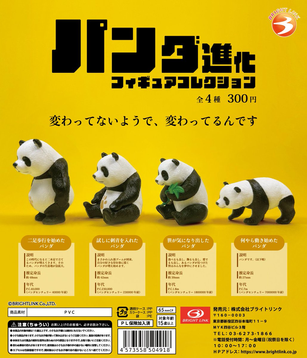 パンダ様 ご購入予定品 もうすぐ／ 8月発売商品① 【パンダ進化】 パンダはパンダに進化します