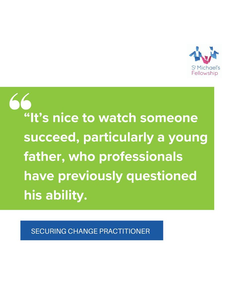 Securing Change is our programme to ensure parents who have stayed at our family assessment centres have continued support, regardless of the outcome 🌱 Ann-Marie, our Securing Change Practitioner: "I am not here to criticise, I am here to help." 💬

stmichaelsfellowship.org.uk/services/secur…
