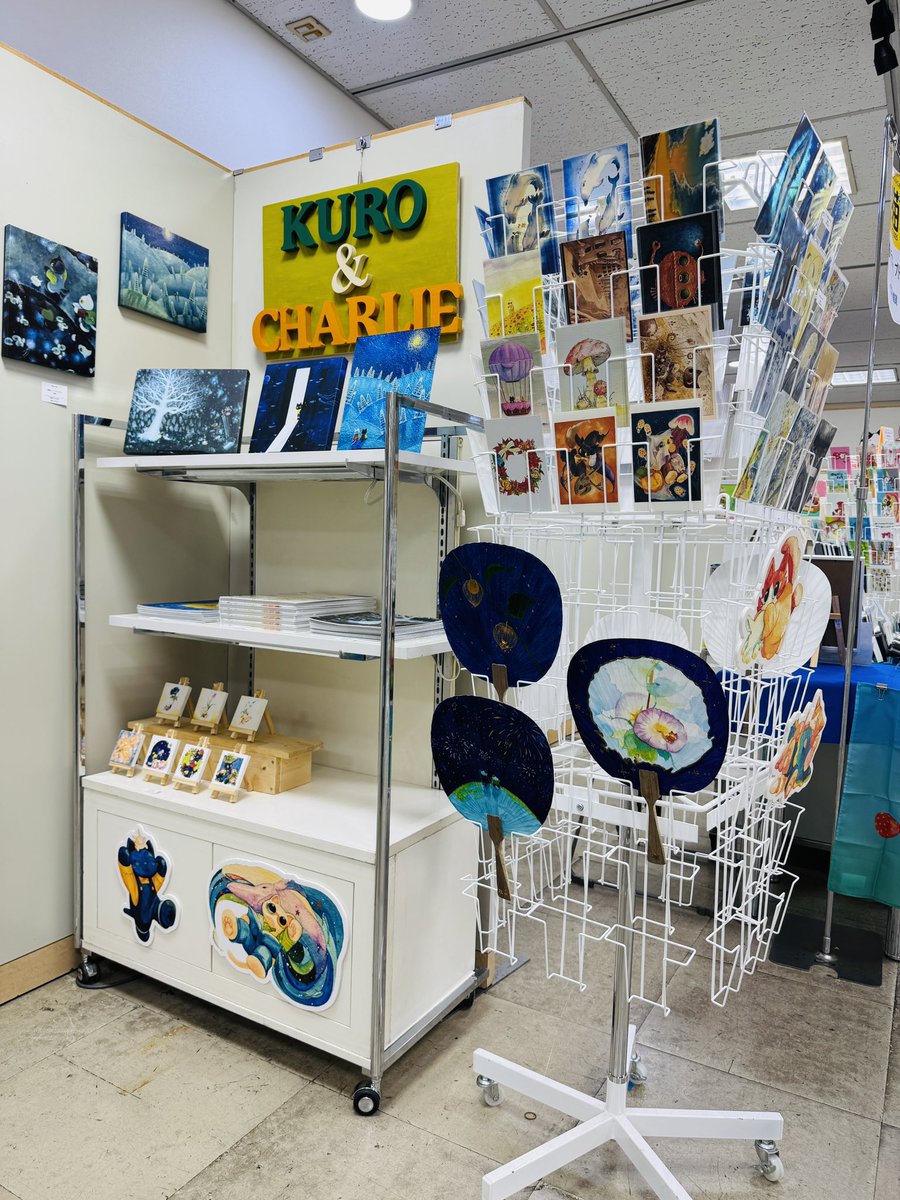 守口京阪設営してまいりました！

7/31(木)〜8/5(火)
10:00〜19:00（最終日17:00閉場）
京阪百貨店守口店8階大催事場

新作フィギュアは今夜仕上げて持っていきます💨

皆様のお越しをお待ちしております😊