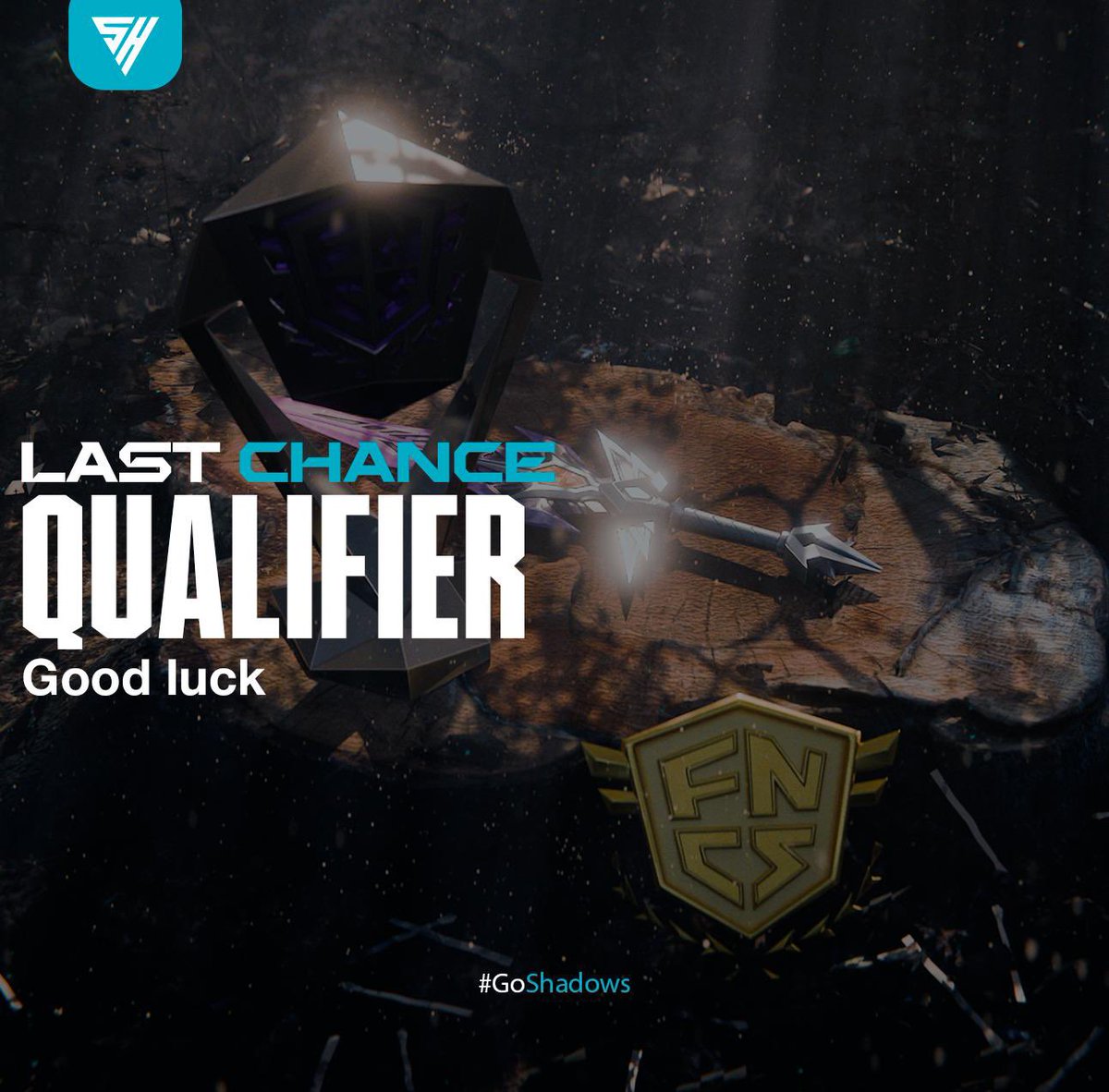 🏆¡ Hoy es el gran día !🏆

Hoy es uno de los días más importantes desde la vuelta de shadows, hoy jugaremos el last chance de la FNCS para qualear🥇

🍀¡Damos suerte a todos nuestros jugadores para que consigan el deseado qual!🍀