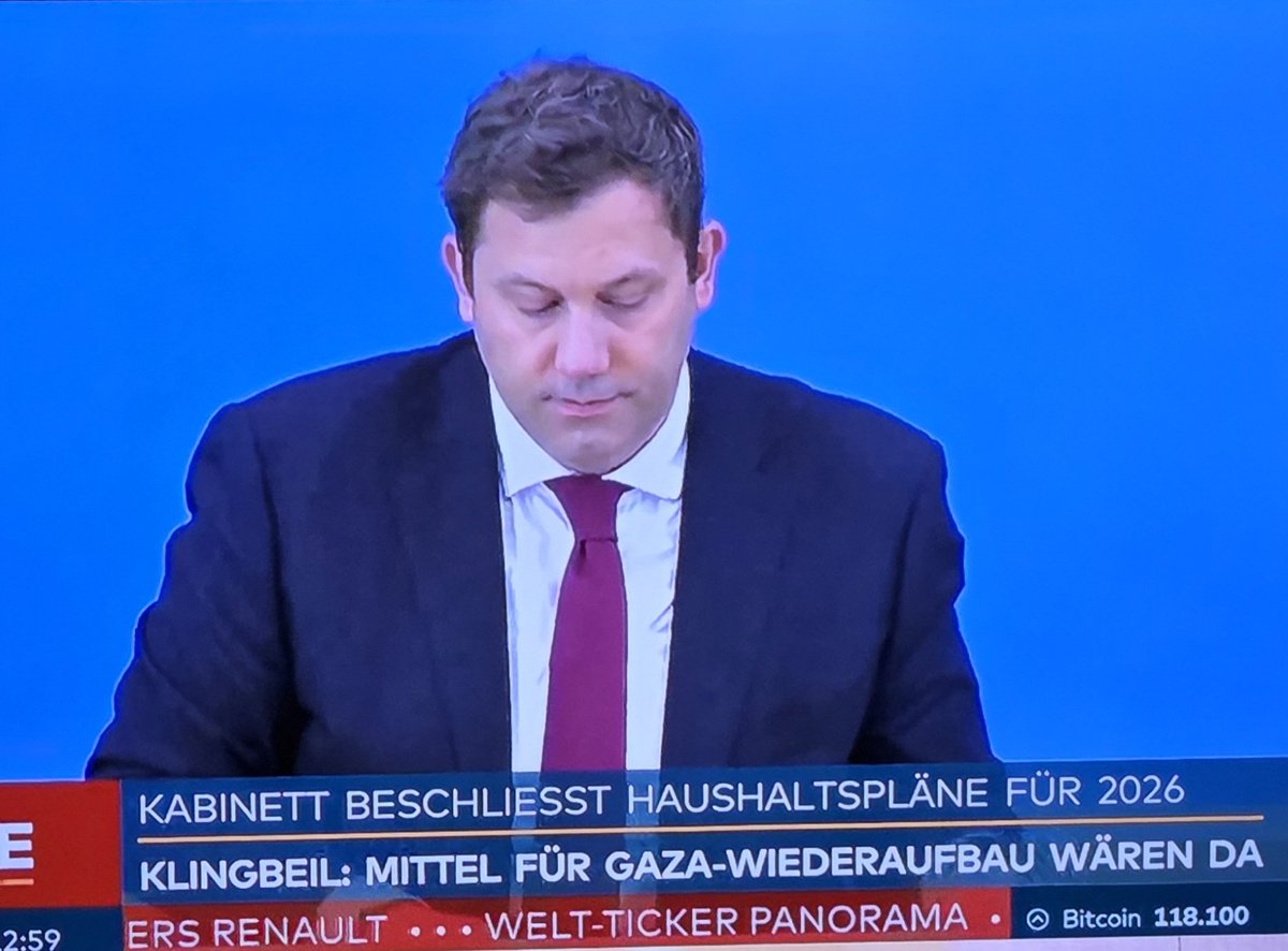 Haushaltsloch aber für den Wiederaufbau Gazaz wäre Geld da.

Eure Gedanken dazu?