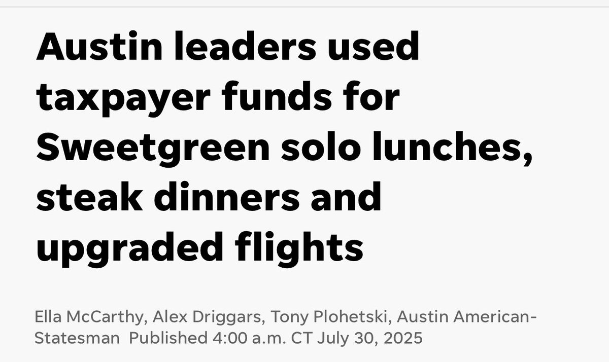 Adam Loewy (@loewylawfirm) on Twitter photo 🚨 Bombshell reporting by <a href="/tplohetski/">Tony Plohetski</a> and <a href="/byEllaMcCarthy/">Ella McCarthy</a> showing City leaders spent tens of thousands 💰 on lunches, parties and travel.
Biggest offender is the City Manager TC Broadnax. 🤯
#txlege 🚨 Bombshell reporting by <a href="/tplohetski/">Tony Plohetski</a> and <a href="/byEllaMcCarthy/">Ella McCarthy</a> showing City leaders spent tens of thousands 💰 on lunches, parties and travel.
Biggest offender is the City Manager TC Broadnax. 🤯
#txlege
