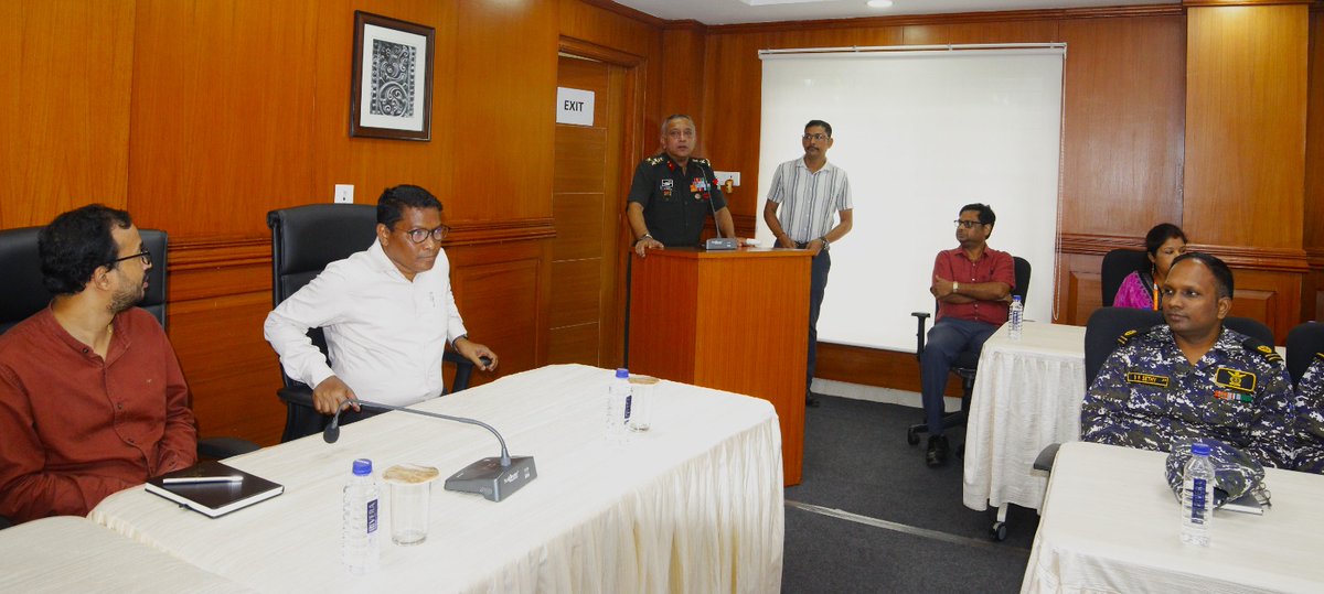 Opening address of DGR Sponsored  Course in 'Industrial Automation Specialist' held on 29Jul at IASC, Bhubaneswar . Brig Saumya Banerjee,SM**,ADG ,DRZ(East) presided over ceremony and interacted with teaching faculty and retiring JCO/ORs attending  course.
<a href="/niten_chandra/">Niten Chandra</a>
<a href="/adgpi/">ADG PI - INDIAN ARMY</a>