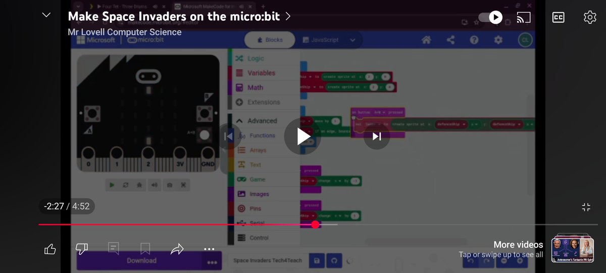 Mr Lovell CompSci Teaching (@mrlovellcomp) on Twitter photo Find my YouTube channel here 👉 youtube.com/@mrlovellcomp?… I'm adding coding tutorials for teachers with a <a href="/microbit_edu/">Micro:bit Educational Foundation</a> games focus and more. Subscribe to see them first 🕹️👾😁 Find my YouTube channel here 👉 youtube.com/@mrlovellcomp?… I'm adding coding tutorials for teachers with a <a href="/microbit_edu/">Micro:bit Educational Foundation</a> games focus and more. Subscribe to see them first 🕹️👾😁