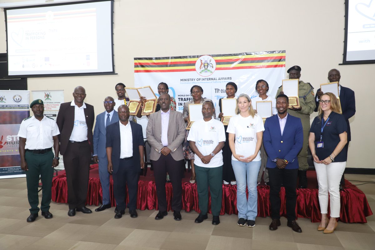 Ministry of Internal Affairs Uganda (@mia_uga) on Twitter photo The State Minister <a href="/mia_uga/">Ministry of Internal Affairs Uganda</a> Gen David Muhoozi has today launched the National Report for the Prevention of Trafficking in Persons 2024 during the National Commemoration of the World Day Against Trafficking in Persons at the Mestil Hotel. The event was held under the theme:../1 The State Minister <a href="/mia_uga/">Ministry of Internal Affairs Uganda</a> Gen David Muhoozi has today launched the National Report for the Prevention of Trafficking in Persons 2024 during the National Commemoration of the World Day Against Trafficking in Persons at the Mestil Hotel. The event was held under the theme:../1