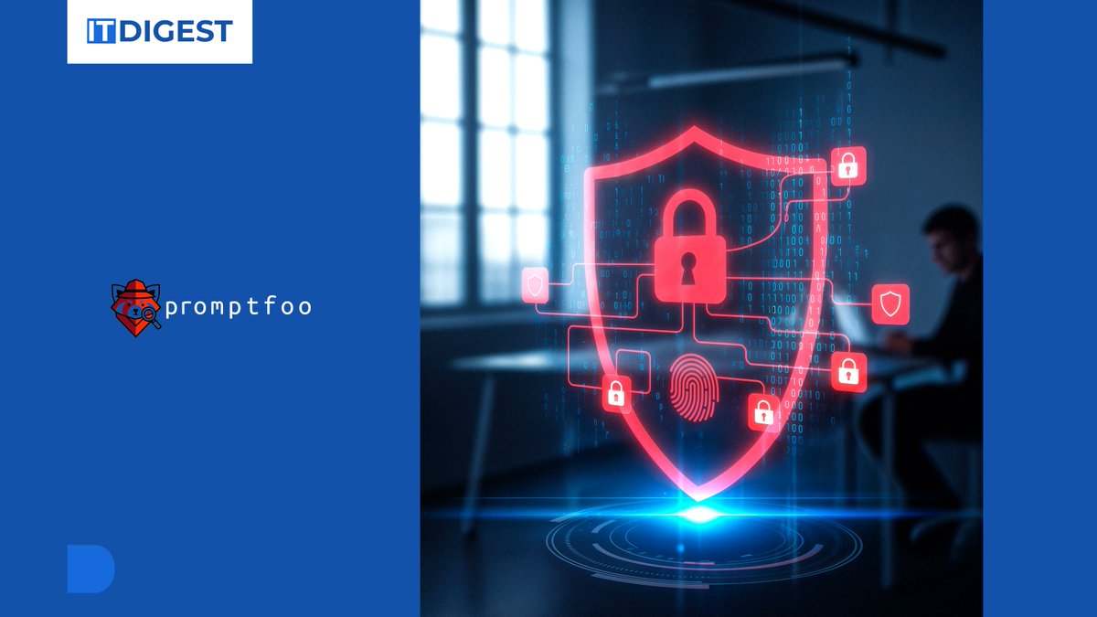ITDigestmag's tweet image. @promptfoo  Raises $18.4M to Build AI Security Stack

itdigest.com/information-co…

#AIsecuritytesting #cybersecurity #ITDigest #LLMs #news #opensourceframework #Promptfoo #SecurityTesting