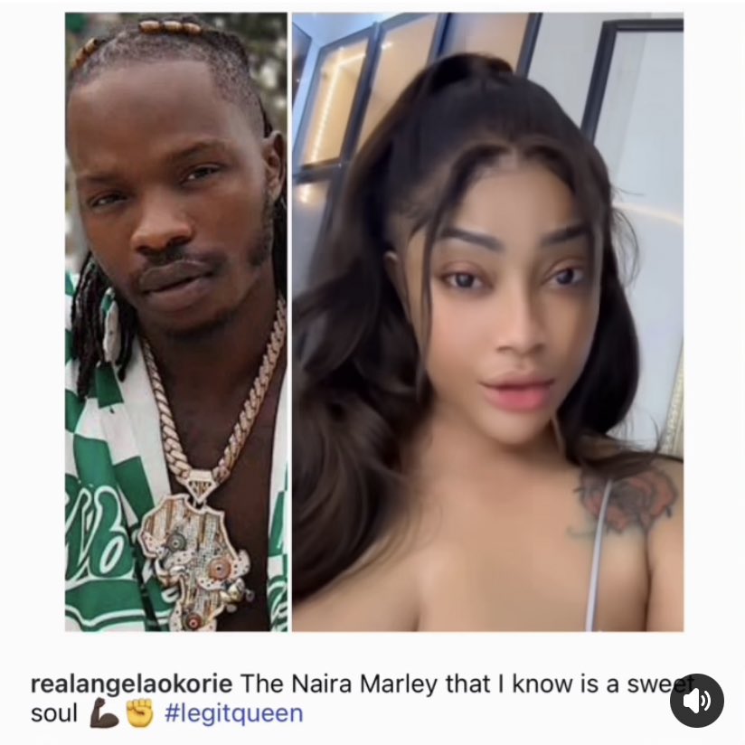 Naira Marley is a sweet soul. He is not a fighter- Angela Okorie

—-
Dede Koyin Saka Kenny GM CT Lucho Gigi Igbos Isabella