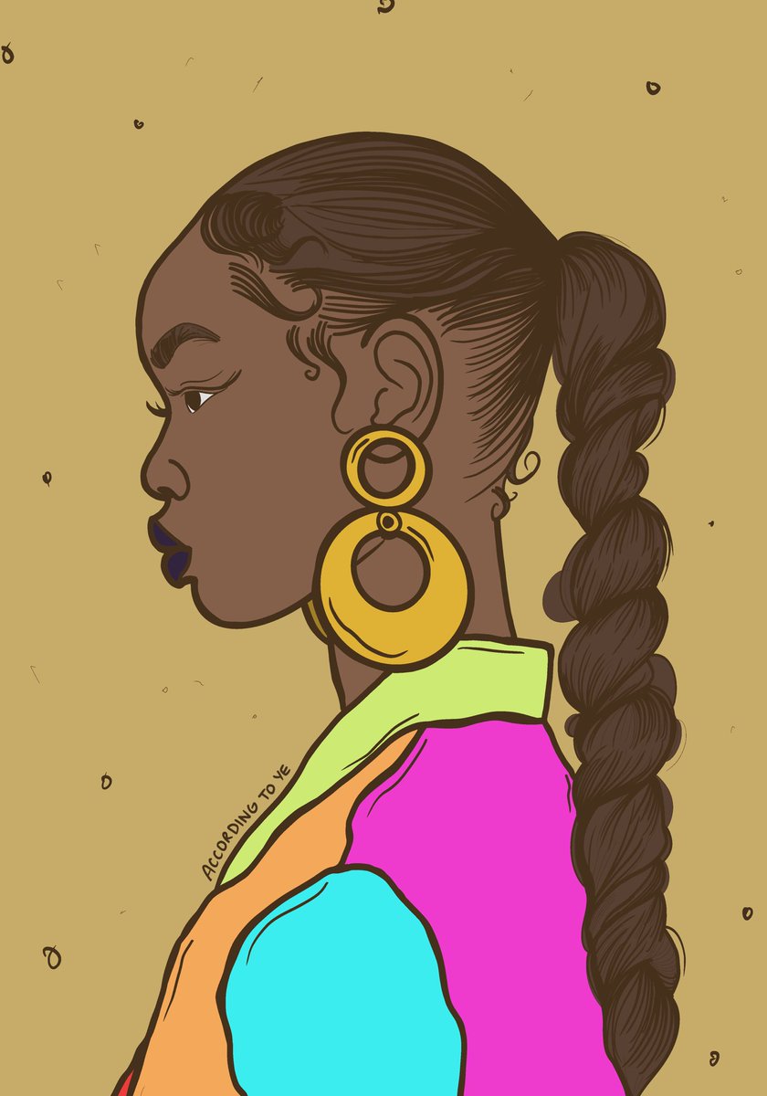 accordingtoye's tweet photo. brown skin girl 💕

#digitalart #blackart https://t.co/mTyv8K5pcN