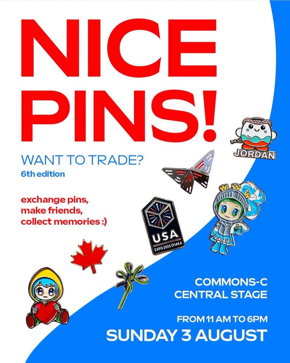 サンマリノでまたピンバッジ交換やるみたい！！🇸🇲 私もピンバッジ