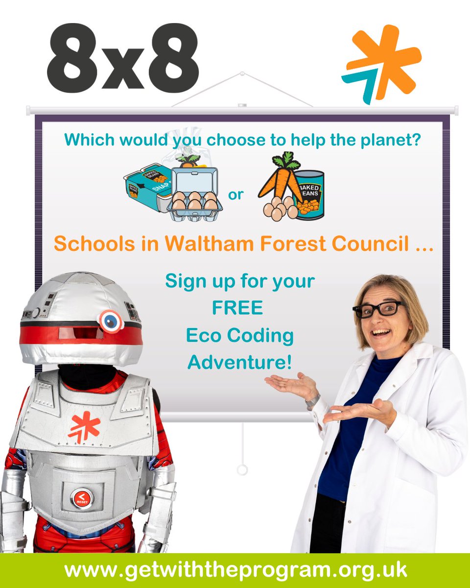 gwtp_uk's tweet image. Exciting News!
@wfcouncil schools have been nominated to receive a FREE #EcoCodingAdventure Children (ages 5–9) will:
👩💻 Learn coding/debugging
🌍 Explore eco themes
🚫 Challenge #STEM stereotypes
Backed by @wfcouncil & @8x8 delivered remotely
getintouch@getwiththeprogram.org.uk