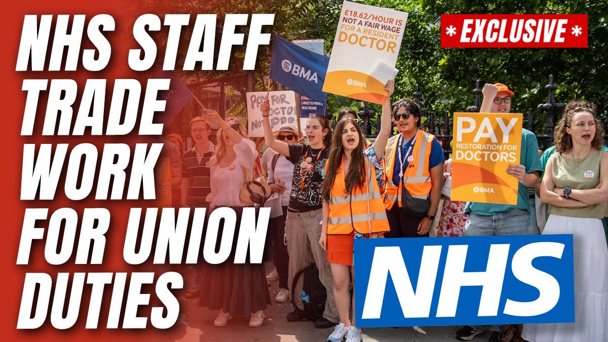 EXC: Hundreds of NHS Staff Paid to Do Union Work Full-Time order-order.com/2025/07/30/exc…