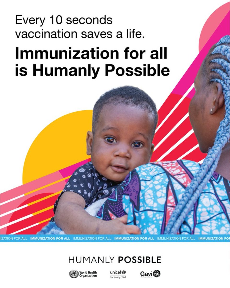 Vaccines have saved 154 million lives in the last 50 years. That’s 6 lives every minute.

A reminder of what is #HumanlyPossible. Science saves lives 👉bit.ly/4oenWit #VaccinesWork