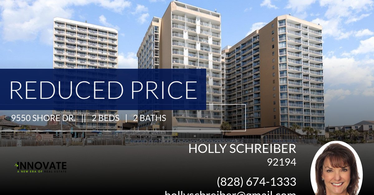 MoveMyrtleBeach's tweet image. 📍 Reduced Price 📍 This recently reduced home at 9550 Shore Dr. 1219 in Myrtle Beach won't last long, so, don't wait to set up a showing! Reach out here or at (828) 674-1333 for more information! homeforsale.at/9550_SHORE_DR_…