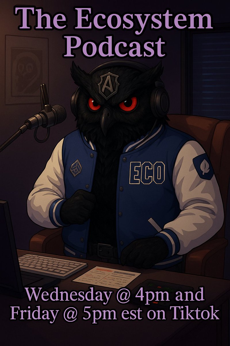 eco_ecox's tweet image. Good morning everyone 🦉
We’re waiting for you TODAY on our podcast!
Discover what it means to be part of the Eco family:
where we’re going, what we’re building, and our future vision.

This is something you don’t want to miss.
🎙️ #ECP #Podcast #EcoFam