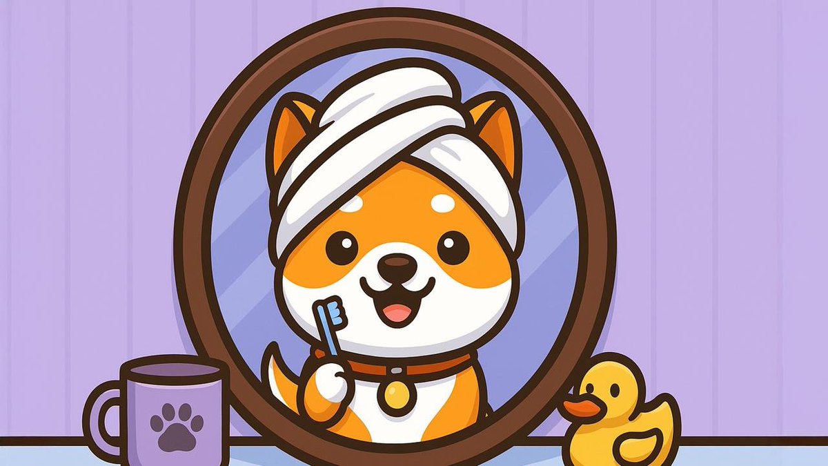 GM. BabyDoge is gettin' ready to vibe 🐶