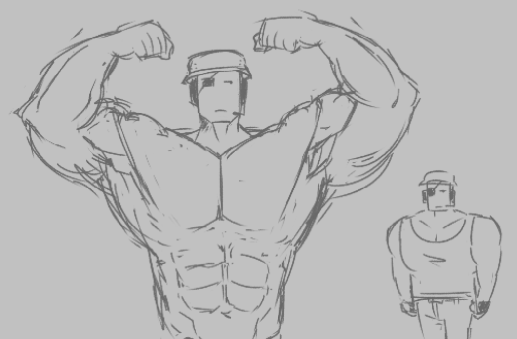 big buff oily men in your area