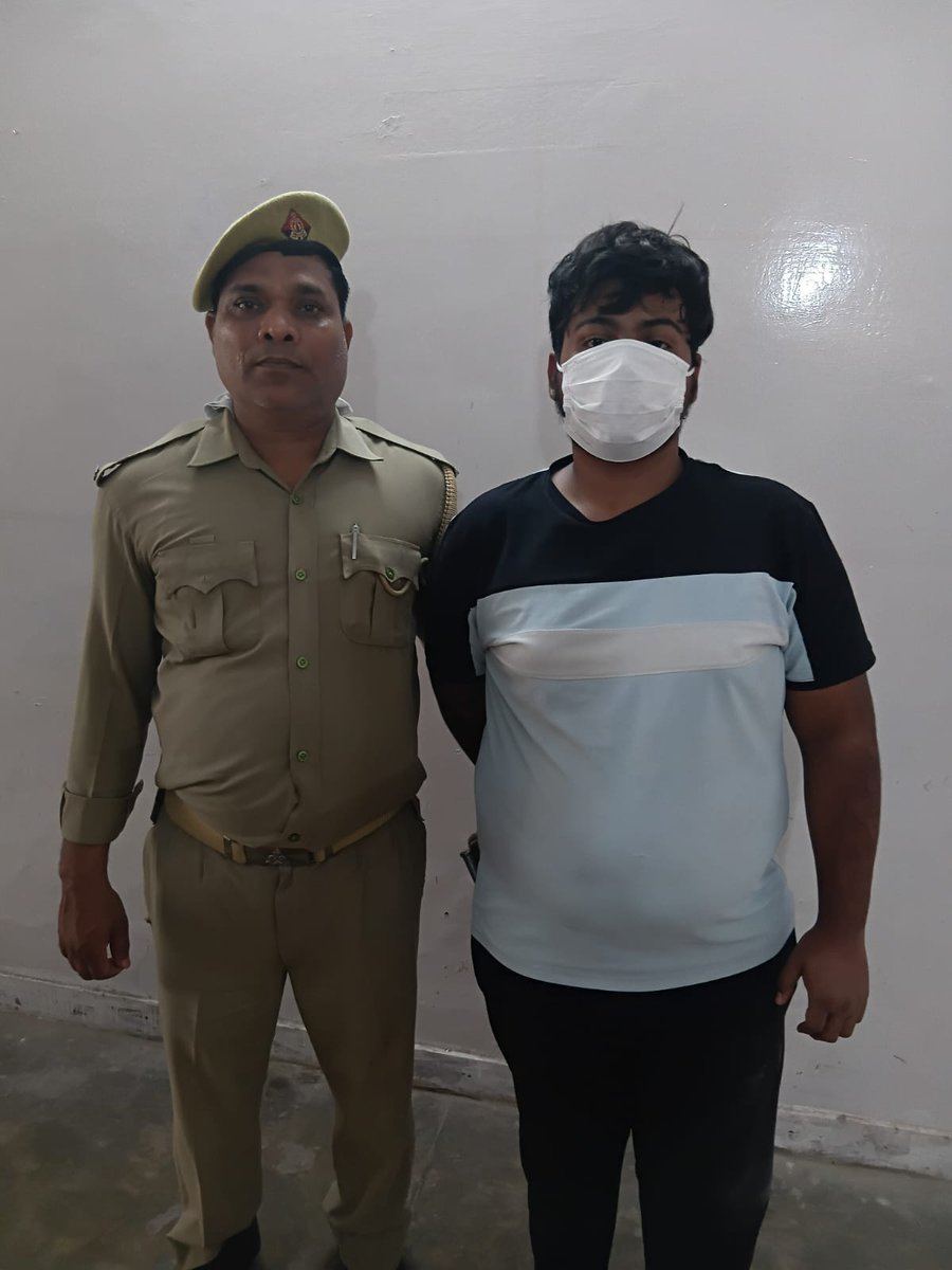 थाना सेक्टर-24 नोएडा:-नाबालिग युवती का अपहरण करने वाला अभियुक्त गिरफ्तार, कब्जे से घटना में प्रयुक्त कार बरामद।