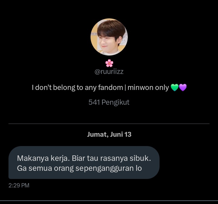doddoleomma's tweet photo. @ruuriizz Ngehate member lain kok gak sibuk??
Giliran di mintain vote kok sibuk alasannya??? 

Ciee pengangguran ya makanya hate member https://t.co/Iu64MjQTpf
