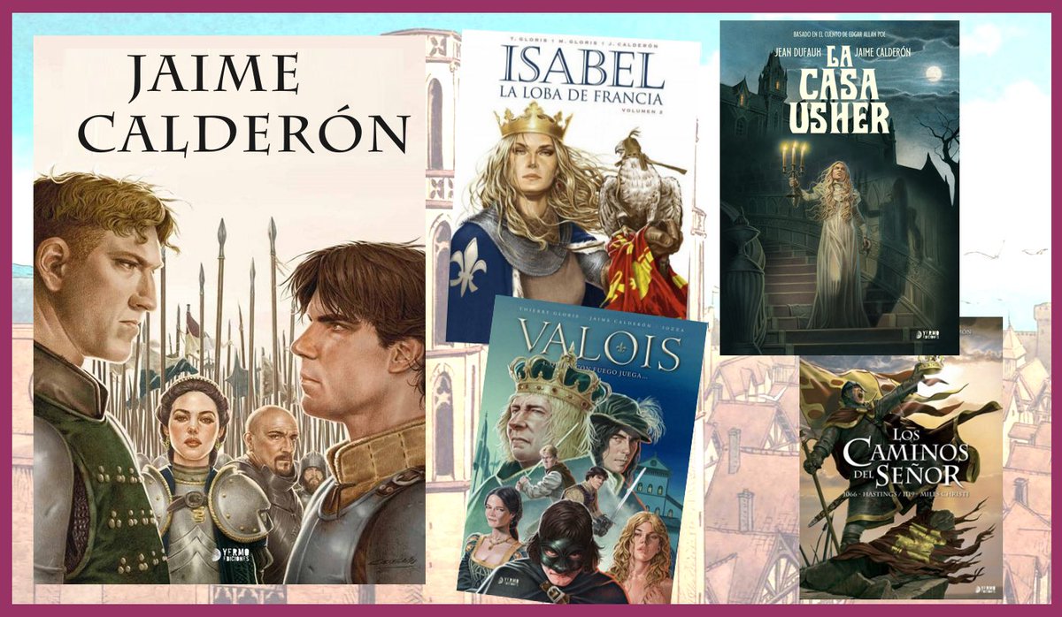 Regresa a #comicaviles el gran JAIME CALDERÓN para hablarnos de lo mucho y bueno que ha realizado desde su última visita a Avilés. Algunas increíbles obras de cómic histórico y un cómic inspirado en La casa Usher, todo ello magnífico y con su habitual y preciso acabado.