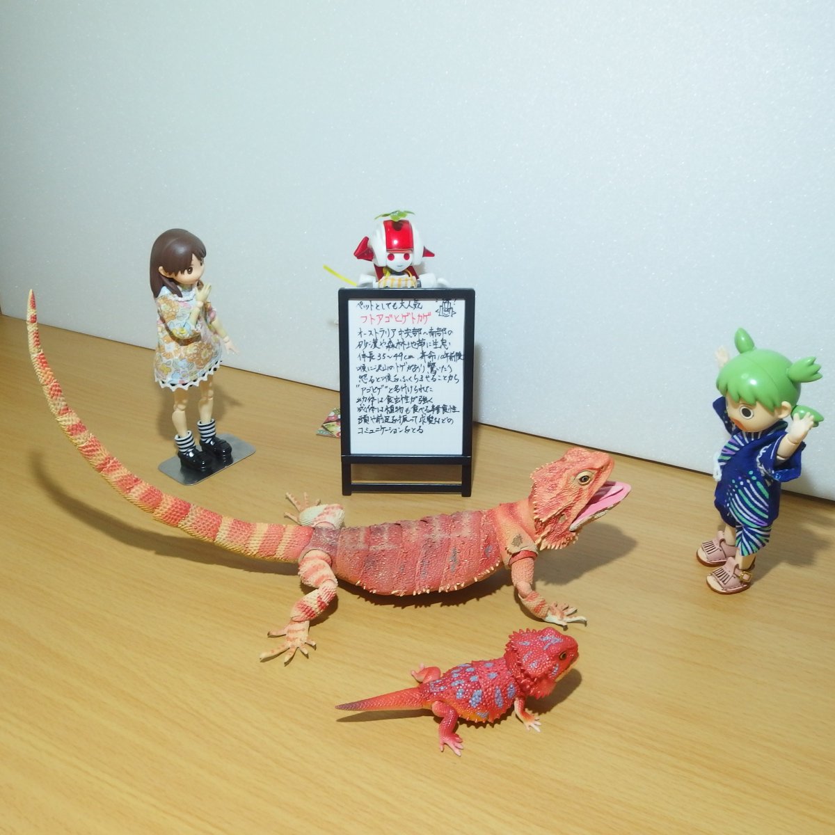 【動物の惑星】フトアゴトカゲ ホワイトplus/ ラストワン賞! フィギュア 一番くじ 爬虫類＆両生類 Vol 2 ラストワン B賞 新品未開封
