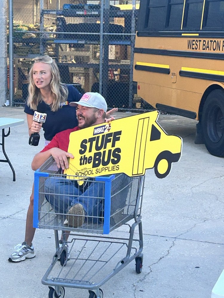 Come out and join Cane's for Stuff the Bus at the Walmart in Port Allen! Thank you for the support!