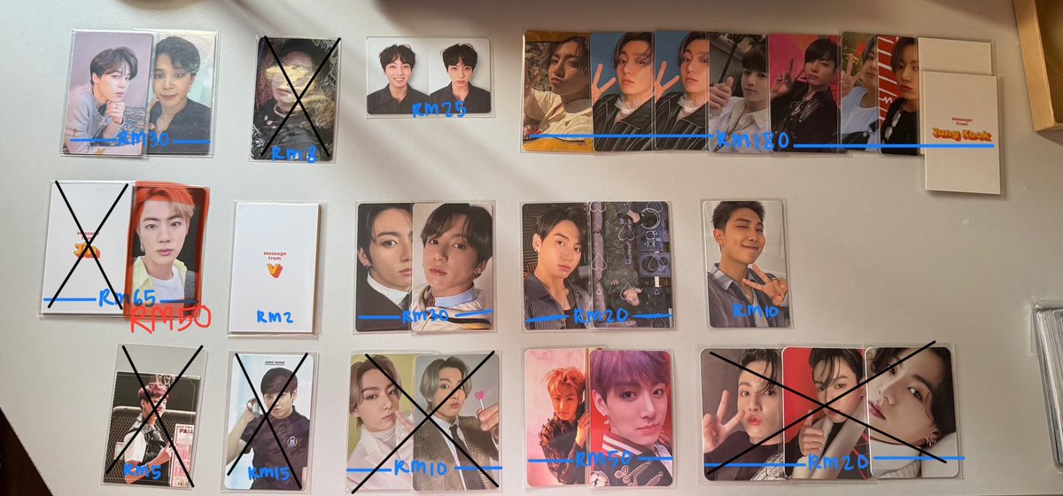 aesy00ng's tweet photo. WTS BTS PHOTOCARDS

*need to take 3 pcs/sets and above to proceed postage
*postage wm rm7, em default 
*will give video condition
*can mix with my other listings
*pm me if youre interested
help retweet also tq :))
#pasarBts #pasarbts #myARMYjual https://t.co/Of7xp2dzA8
