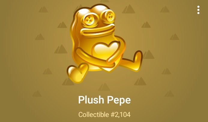 BREAKING: Plush Pepe NFT #2104 was sold for 14,250 $TON / $49,044