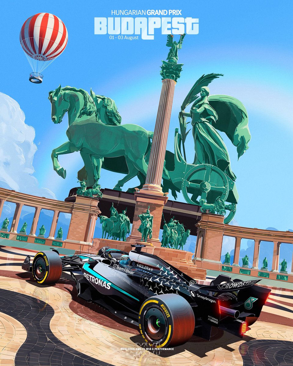 Mercedes-AMG PETRONAS F1 Team (@mercedesamgf1) on Twitter photo Last one before summer break 💪 Can’t wait to be back racing in Budapest ❤️🤍💚
🎨 x <a href="/amirmrzae/">Amir.Mrzae</a> Last one before summer break 💪 Can’t wait to be back racing in Budapest ❤️🤍💚
🎨 x <a href="/amirmrzae/">Amir.Mrzae</a>