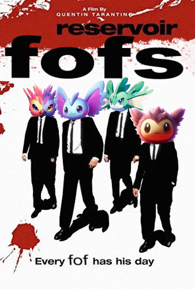 The movie is $FOFMON

A group of Monsters hired by Villain boss Dr. Incentive to execute a Trading Card Pack heist find themselves suspecting one of their own is a Hero after the operation goes awry, resulting in multiple deaths and a tense confrontation at a Stadium.