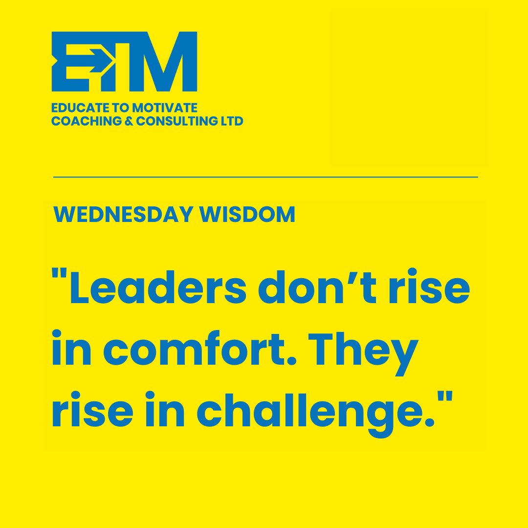 Leaders don’t rise in comfort.
They rise in challenge.
Growth moments rarely feel good.
They come through friction when something’s not working and needs to change.
We help leaders recognise that moment and act on it.
Need help with this?
DM us now.
#LeadershipGrowth #Business