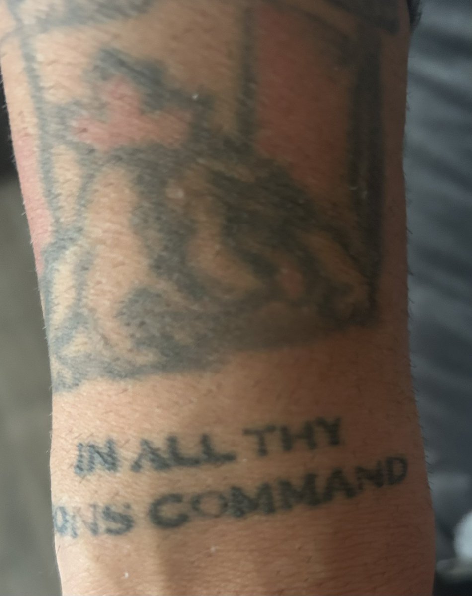 strumwer44's tweet photo. @AntonioTweets2 its tattooed on my arm!! 💪 https://t.co/xlW4ANXkVm