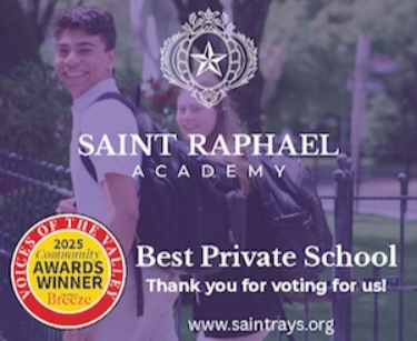 𝐂𝐨𝐧𝐠𝐫𝐚𝐭𝐮𝐥𝐚𝐭𝐢𝐨𝐧𝐬 𝐭𝐨 𝐚𝐥𝐥 𝐕𝐨𝐢𝐜𝐞𝐬 𝐨𝐟 𝐭𝐡𝐞 𝐕𝐚𝐥𝐥𝐞𝐲 𝐖𝐢𝐧𝐧𝐞𝐫𝐬!

Saint Raphael Academy was voted Best Private School in Rhode Island. Thank you for voting for us!