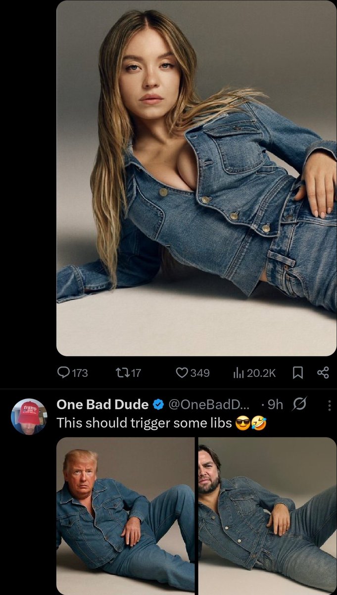 Obviously this is trending! My X feed is full of these and this makes me smile! 😁😍