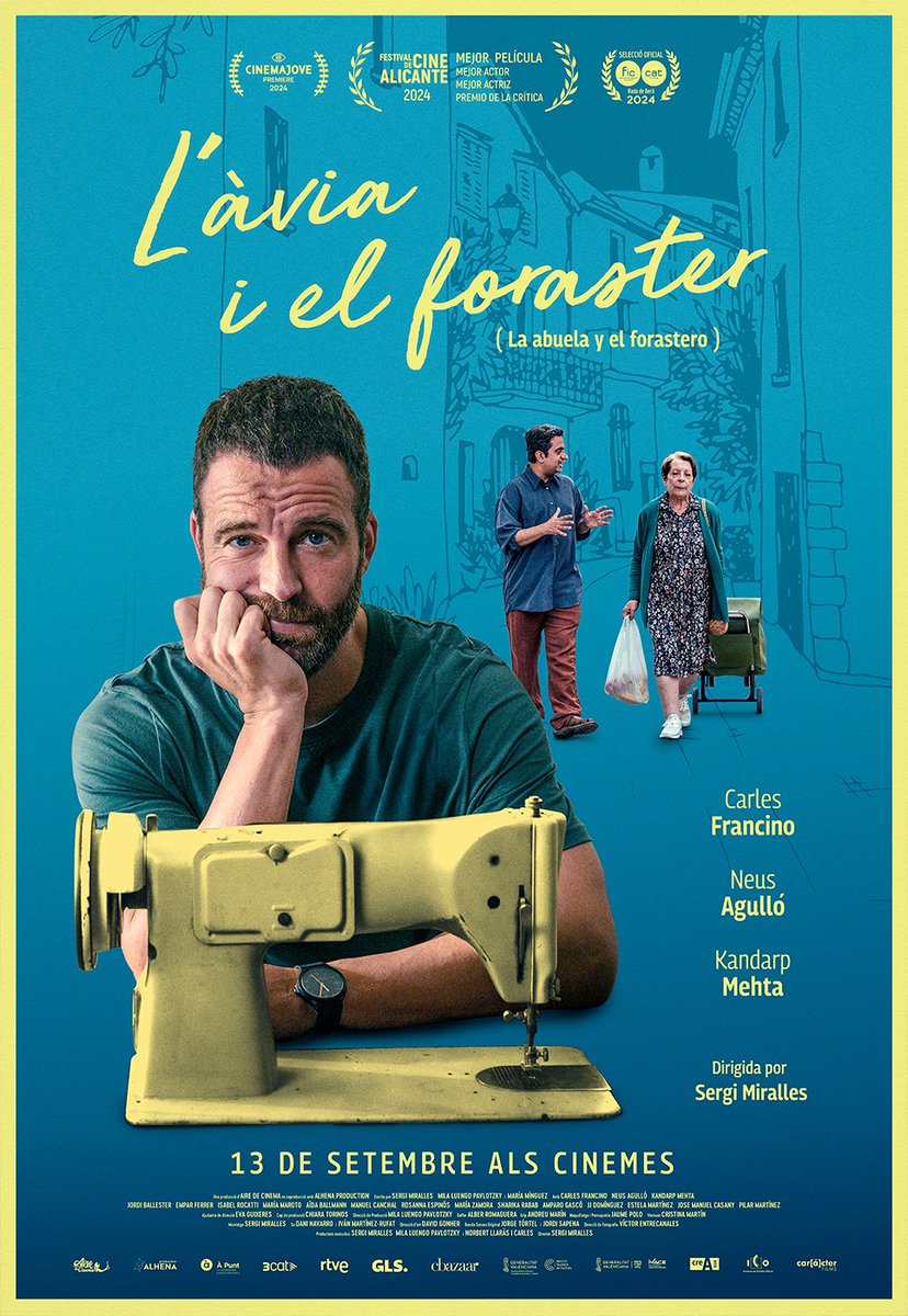🎥 Tanquem el cicle de 'Cinema a la fresca' amb la reprogramació del passi de la pel·lícula L'ÀVIA I EL FORASTER.
ℹ️ Avui dimecres 6 d'agost a les 22.00 h, a la plaça de les Nacions sense Estat de Tàrrega.
Activitat oberta a tothom.