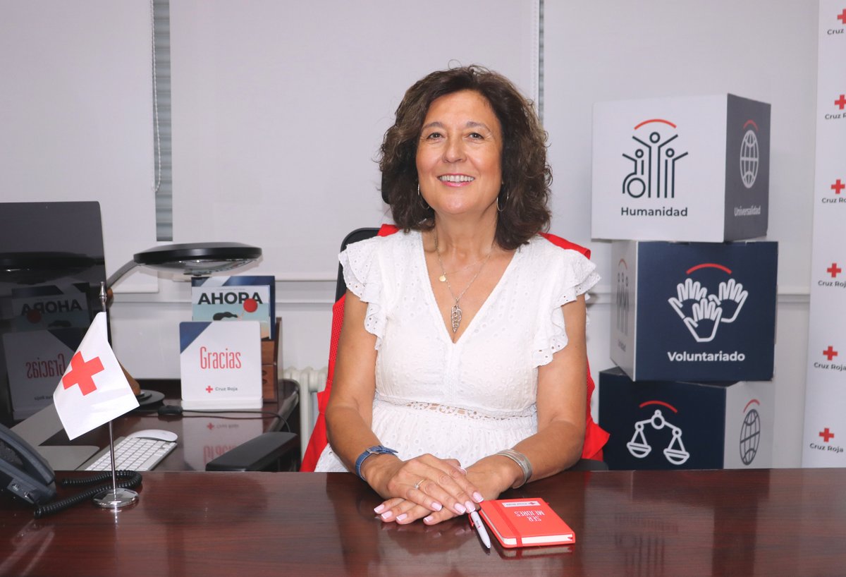 Anunciamos el nombramiento de María José Mateos Ares como nueva presidenta provincial de Cruz Roja en Zamora. Mateos afronta con enorme ilusión y gran responsabilidad el reto. 

En septiembre, organizaremos un acto oficial de toma de posesión. 
#Zamora #CruzRojaZamora