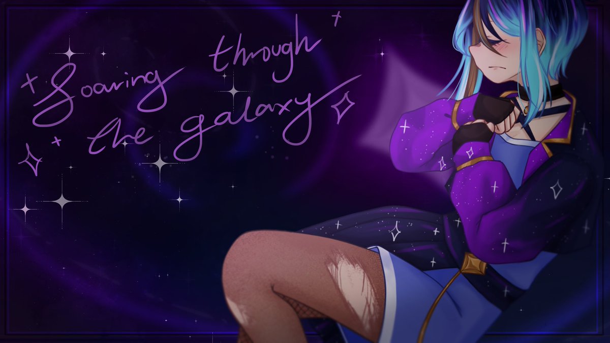 chephobic's tweet image. ✨Thank you for the AMAZING debut Stream!!! 💙
✨ Live2D Rigger: @lit0cloud 
✨ Model Art, Backgrounds, Effects, Logo, Art: @chephobic ( me! )

✨Hope to see you again on the 4th at a similar time 💙