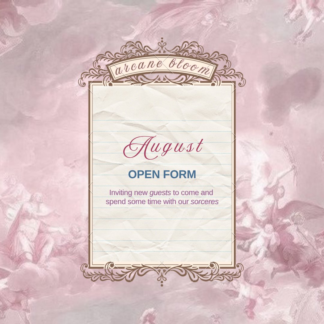 Attention, to our beloved guests! 🔮✨

Welcoming the new month, we announce the opening for our new and returning guest. The time have come for you to join on a magical journey with the sorcerers.