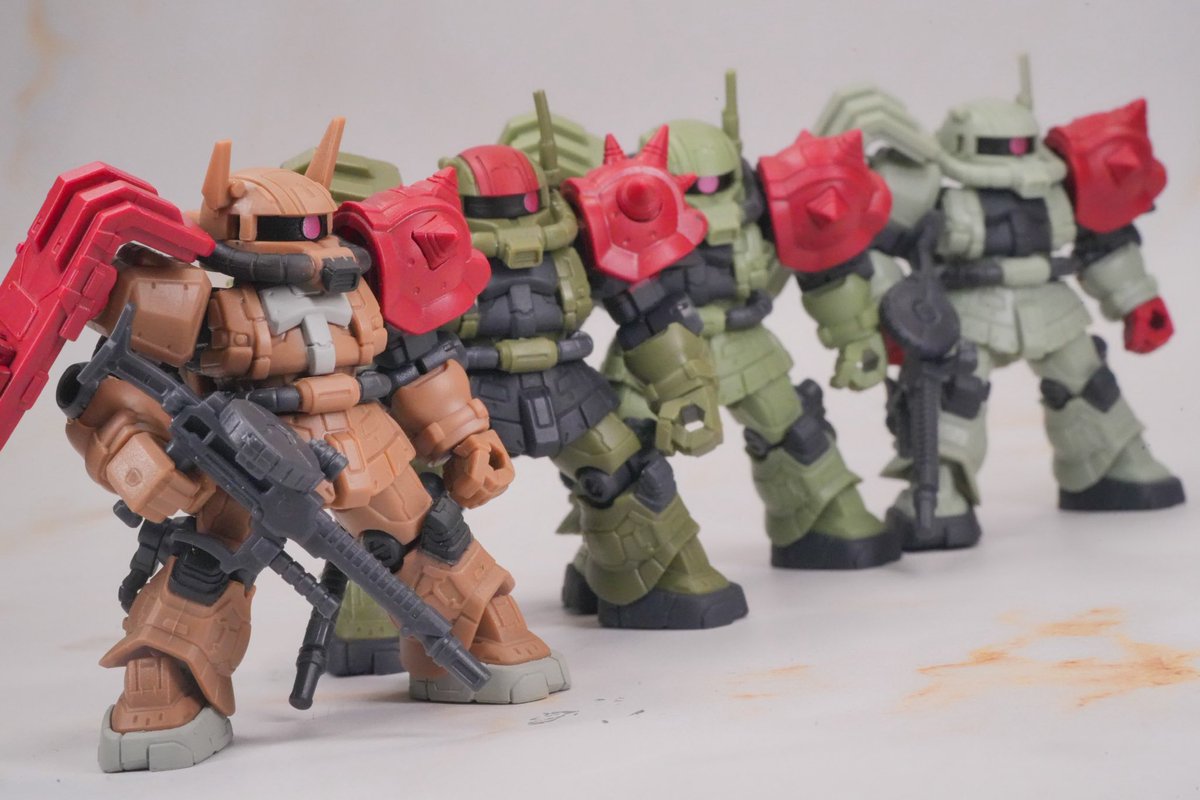 ちょっと高いだけあるクオリティ✨✨✨

#モビルスーツアンサンブル