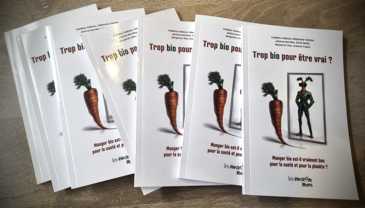 « Trop bio pour être vrai ? »
Numéro 1 du baromètre des ventes de livres sur Amazon, toute catégorie confondues… 🙏💪

Lien de commande 👇

lel.media/trop-bio-pour-…