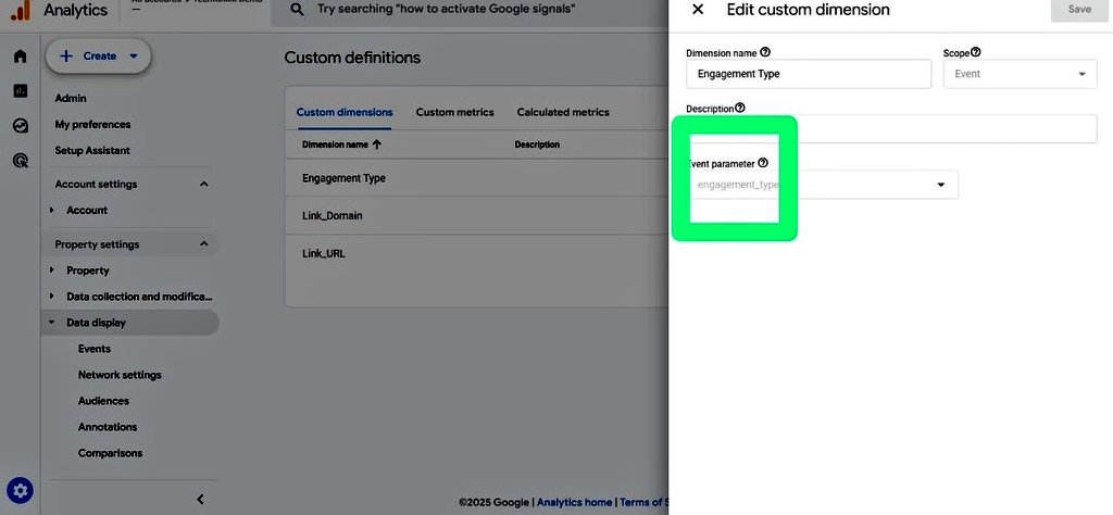 Techtonikk's tweet image. If you&apos;re setting up a custom dimension in Google Tag Manager, make sure to use the &quot;same name&quot; when creating the custom definition in Google Analytics 4. 

It keeps your data consistent and makes reporting a whole lot easier.

#GA4 #GTM #AnalyticsTips #WebAnalytics