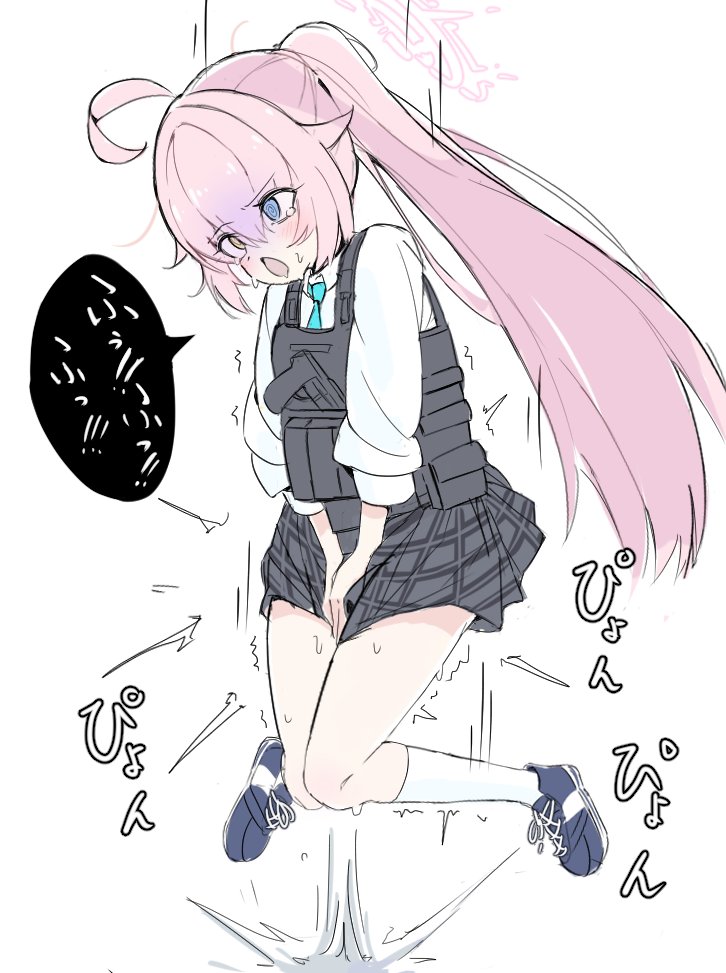 臨戦ホシノ、武装してるかと思いきや下半身は布切れ1枚なのエロすぎる、しばきたい