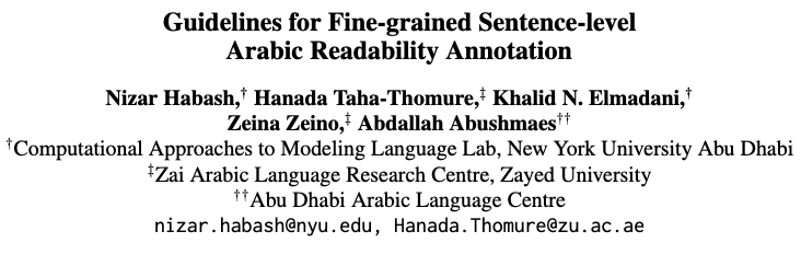 CAMeL Lab | «مختبر «كامل tweet media